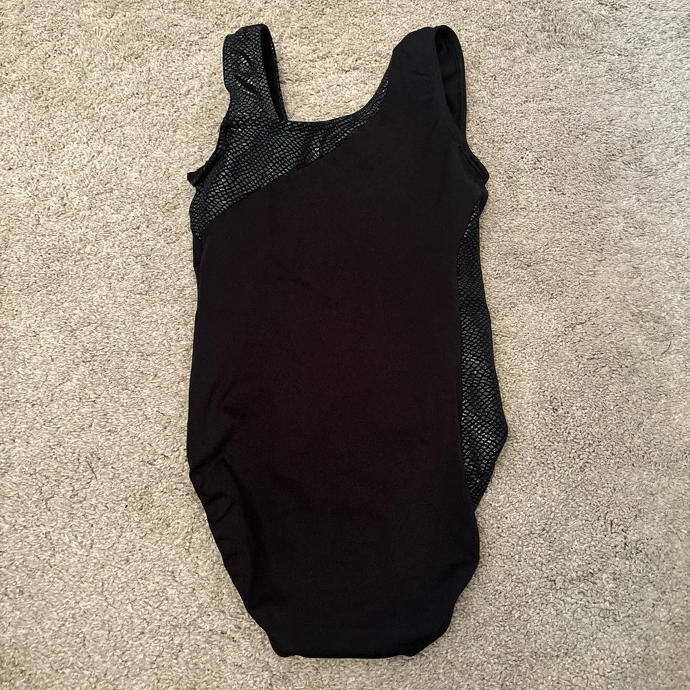 GK Black and Silver Kids One Piece Bodysuit - Picture 2 of 3